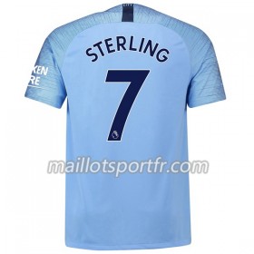 Maillot de Foot Manchester City Sterling 7 Domicile 2018/19
